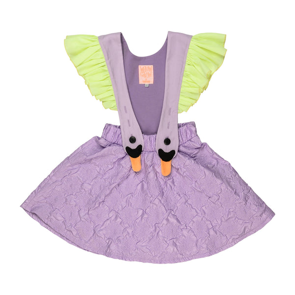 Bird Girl Frill Lupine dress