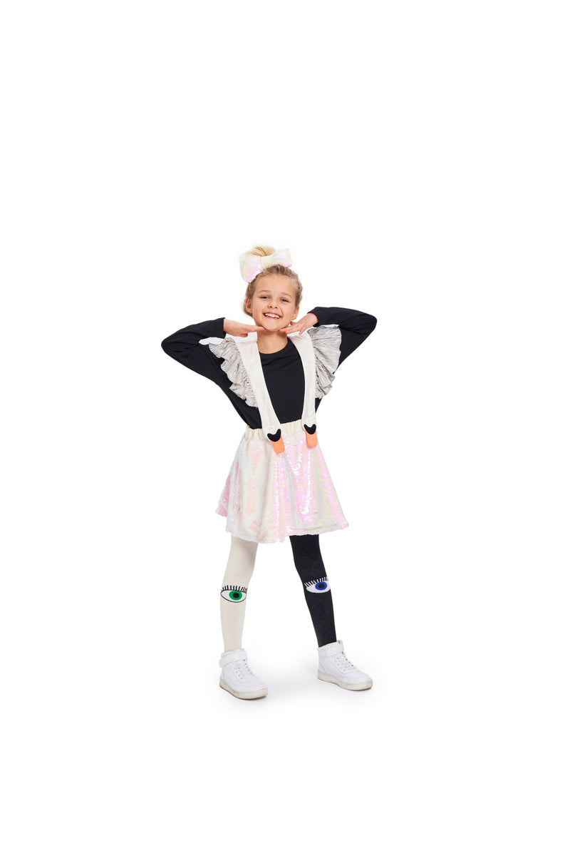 Bird Girl Frill White dress