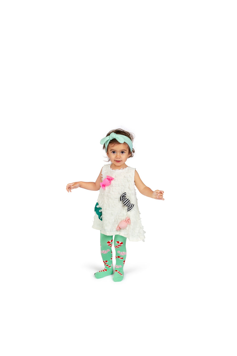 Candy Cane Mint tights