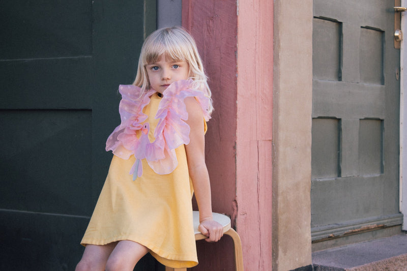 Chirping Yellow dress