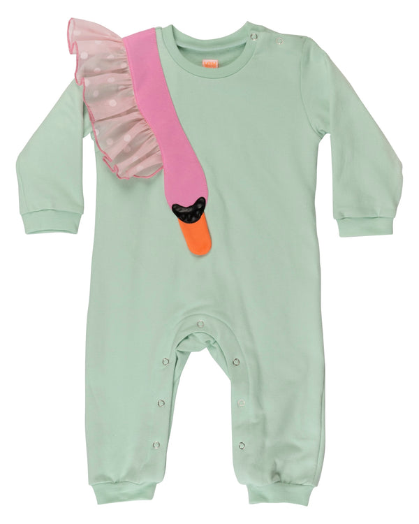 Agnes Angel Mint onesie