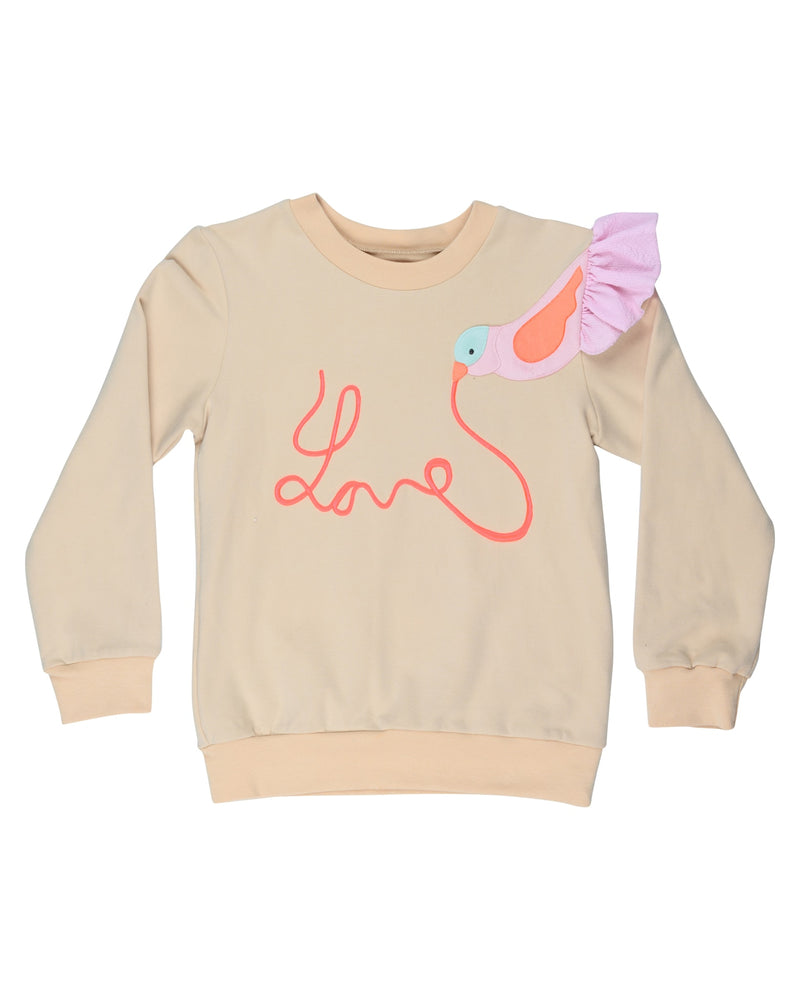 Lucia Love Beige sweatshirt