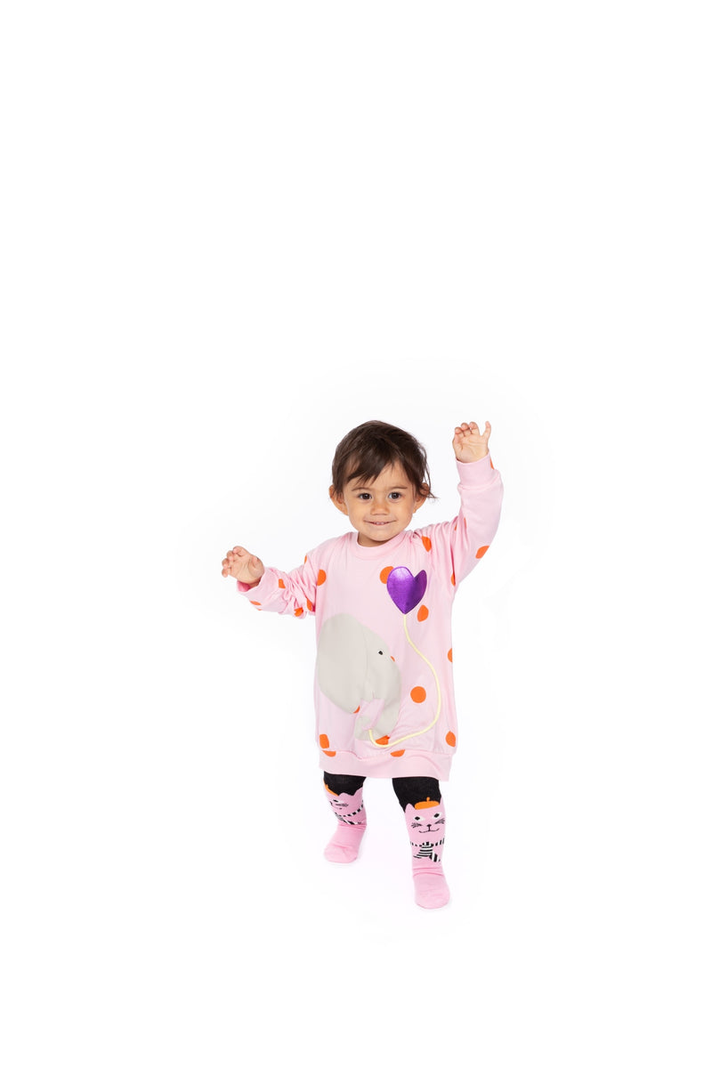 Ellen Elephant Polka dress