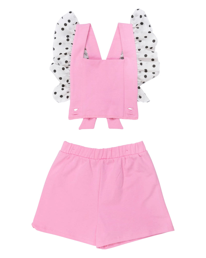 Frill Pink playsuit