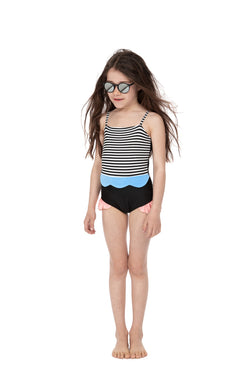 Maria Mermaide Striped swimsuit